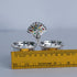 Pure Silver Kumkum Haldi Bowls With Peacock 65.5g
